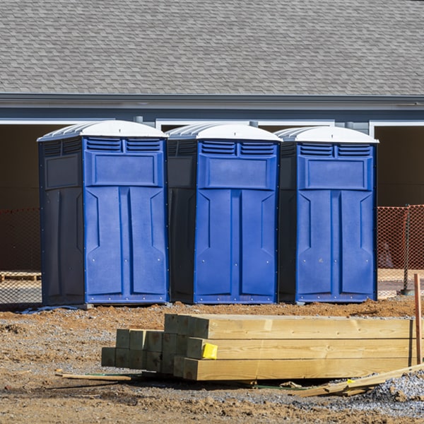 are there any restrictions on where i can place the portable toilets during my rental period in Neola
